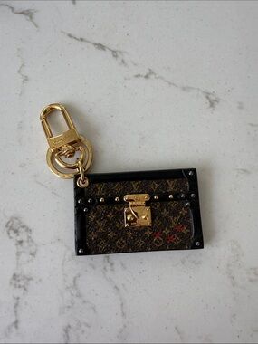Louis Vuitton Monogram Mini Trunk Key Charm - Brown/Gold